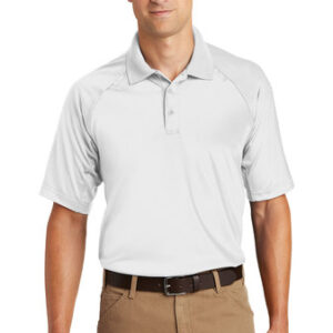 Corner Stone – White Tactical Polo – Short Sleeve